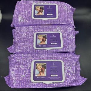 3 PACK Grooming Pet Wipes Dogs Cat Hypoallergenic Lavender Scent 300 Wipes Total